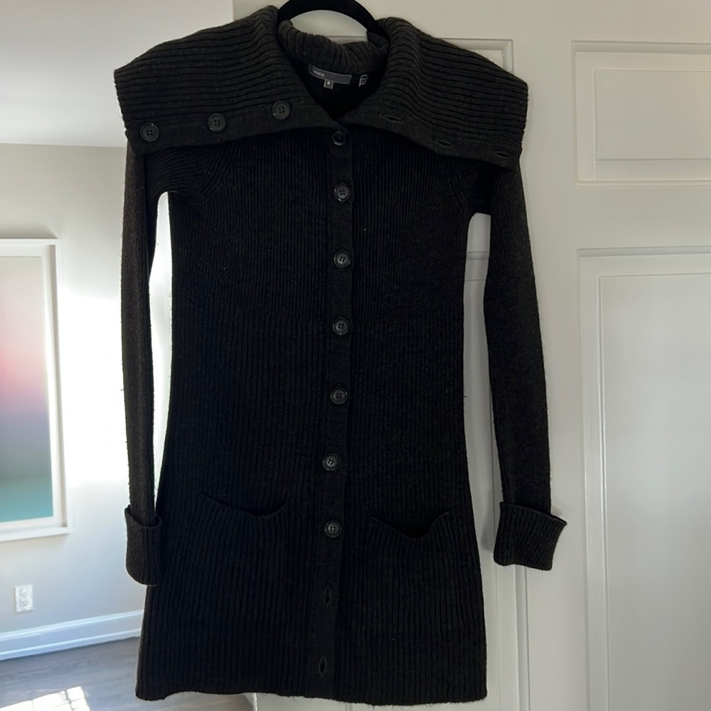 Vince Button Down Versatile Sweater Cardigan, Siz… - image 1